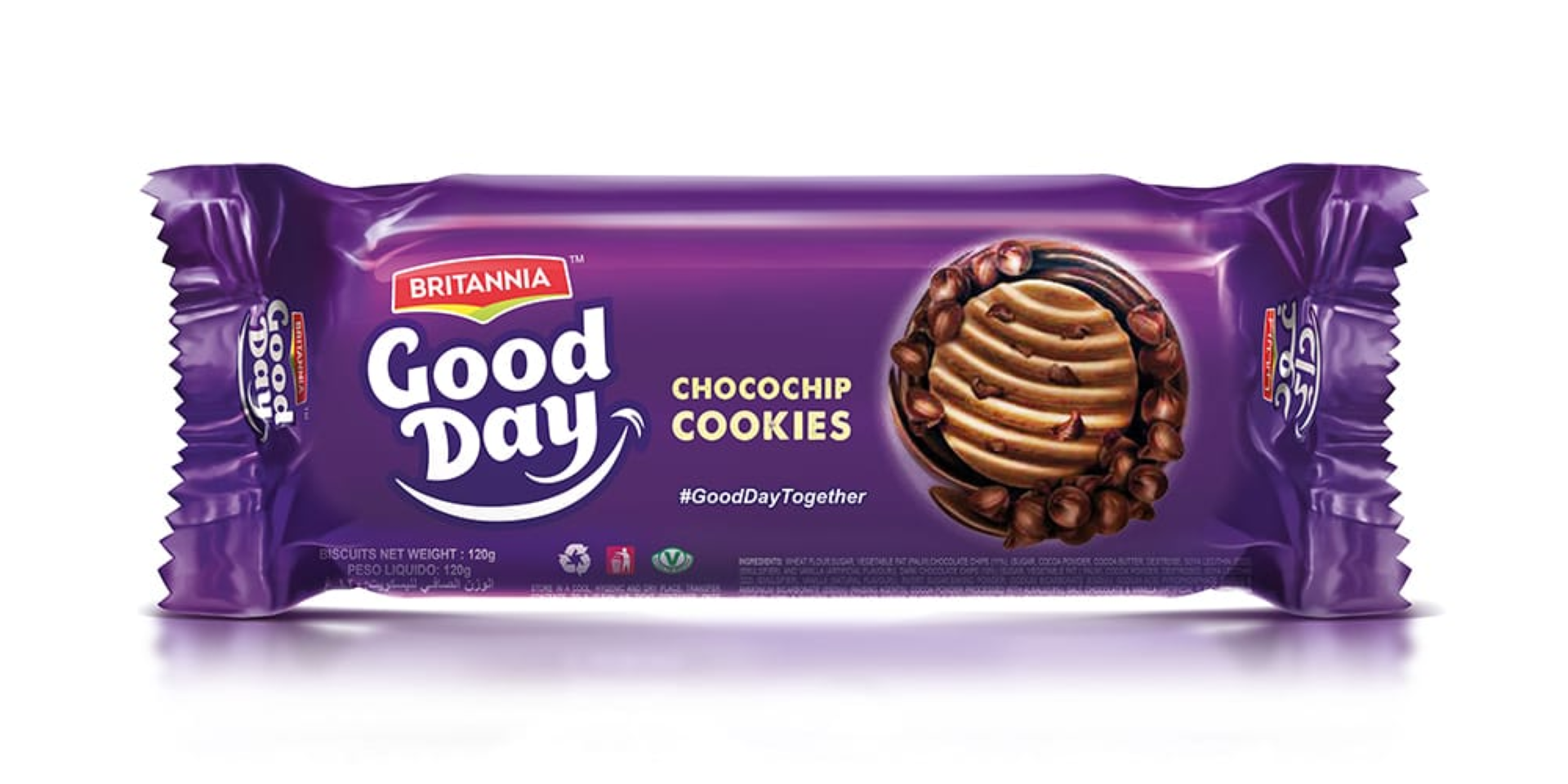 BRIT GOOD DAY CHOCO CHIP 120G